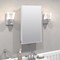 Zenith Metal Zenna Home 26 in. H X 16 in. W X 4-1/2 in. D Rectangle Medicine Cabinet/Mirror M115 - alternate 8